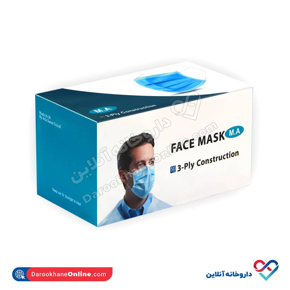 تصویر Facemask سه لایه پرستاری 50 عددی 